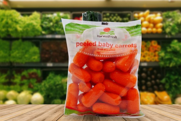 peeled baby carrots